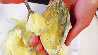 ��̓����������c���āA�Ă��˂��ɃX�v�[���Œ��g�����蔲���Ă���