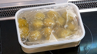 冷蔵庫で保存する