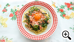 ��ł��p�X�^�ɖ����Ƃ��������A��؂�ɂ�����t�ƍ��݊C�ۂ��U�炵�A�^�񒆂ɗ������̂���