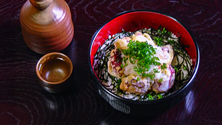 たこの天ぷら丼