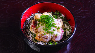 たこの天ぷら丼