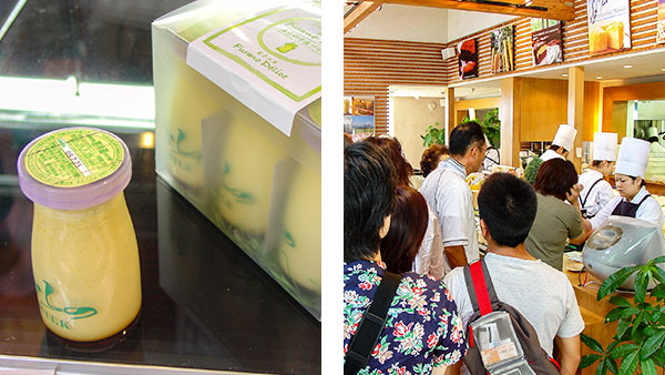 食べ損ねた“ふらの牛乳プリン”と大混雑の店内