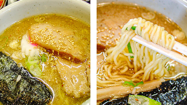「山頭火」の醤油ラーメン