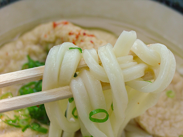 驚くべきコシと弾力!これぞ讃岐うどん