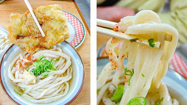 ごぼう天と驚くべき弾力とコシの麺!