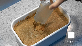 �ʂ����ɃR�b�v�ŉ����Č����J���A�������܂����玆�^�I���ŋz�����