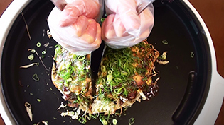 2�{�̃w�����g���Ĕ����ɐ؂�