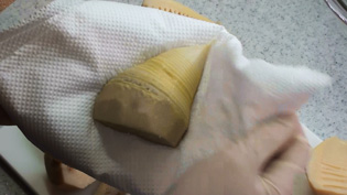 水気をしっかりふき取る