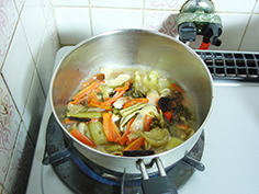 �V�̖�؂ƃO���[�r�[�\�[�X�̒����������킹�Đ����ς�